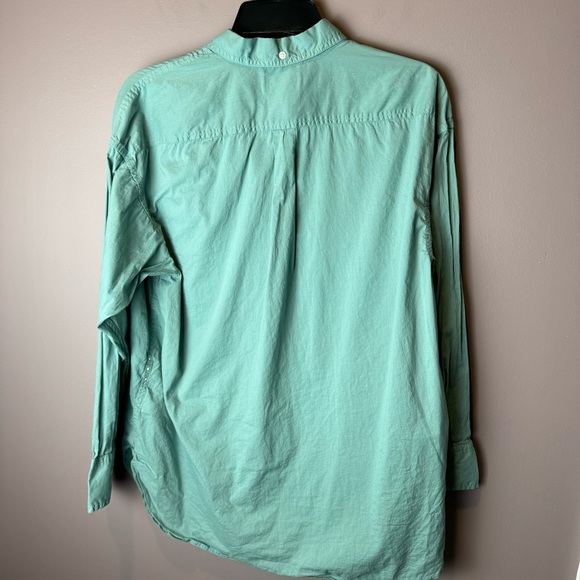 J Crew Relaxed Fit garment-dyed lightweight cotton poplin shirt AY728 - Picture 7 of 11